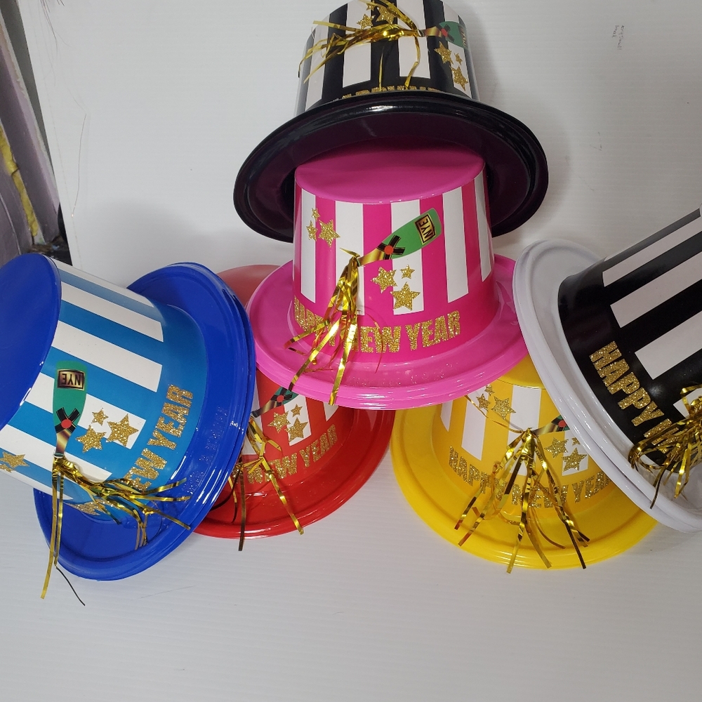 Happy New Year hats six hats for $24